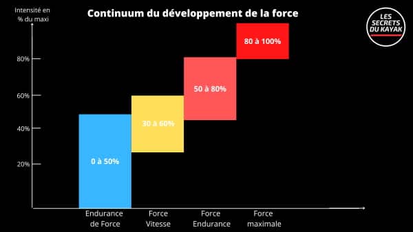 Continuum du développement de la force